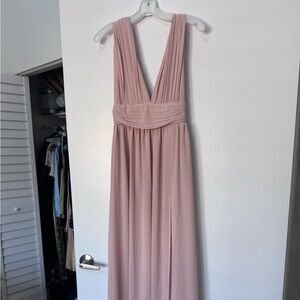 Lulu's Blush Maxi Dress